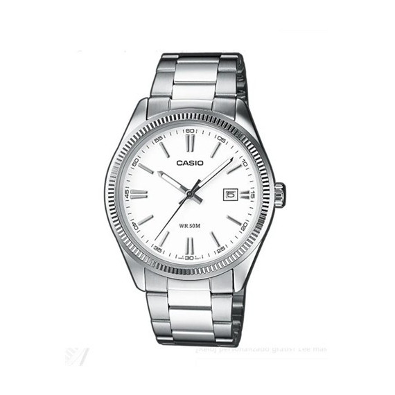 CASIO COLECCION MTP-1302PD-7A1VEF Reloj Analogico Plata,Correa Metalica, Resistente al Agua