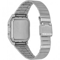 CASIO COLECCION A130WE-7AEF Reloj Digital Correa Acero inox,Cronometro,Temporizador,Alarma