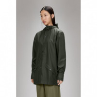 Chaquetas Hombre Chubasquero RAINS Unisex Green