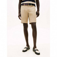 Brooklyn Ess Twill W Belt Beige  TOMMY HILFIGER