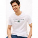 BRAND LOVE MONO STACK TEE WHITE