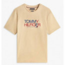 BRAND LOVE BIG TEXT TEE SANDALWOOD