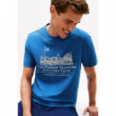 COUNTRY CLUB GRAPHIC TEE BLUE ORBIT
