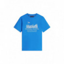 COUNTRY CLUB GRAPHIC TEE BLUE ORBIT