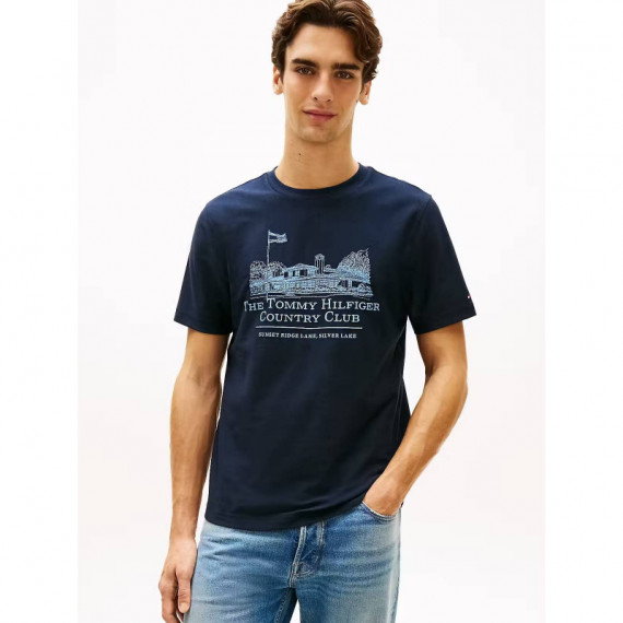 COUNTRY CLUB GRAPHIC TEE DESERT SKY