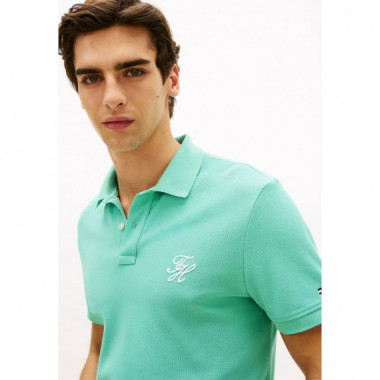 TH SCRIPT REG POLO ARCTIC AQUA