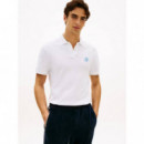 TH SCRIPT REG POLO WHITE