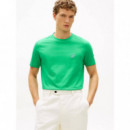 SCRIPT MONOGRAM SWIMSHOP TEE JADE WINK