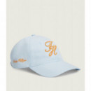 TH SCRIPT SOFT 6 PANEL CAP KEEPSAKE BLUE