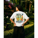 Camiseta ON VACATION Unisex Holy Guacamoly Blanca