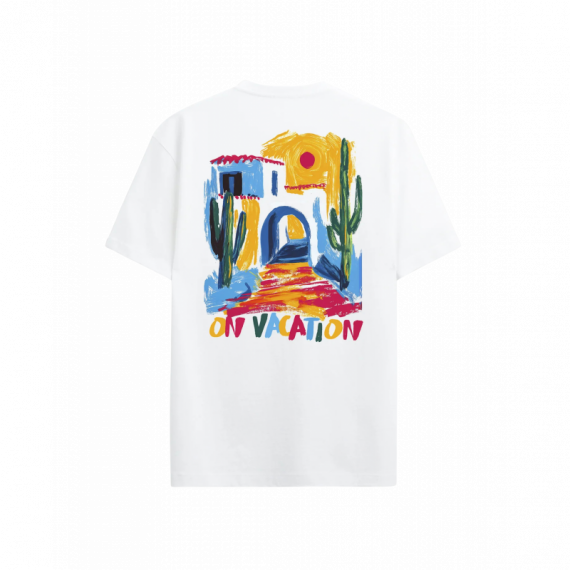 Camiseta ON VACATION Unisex Mexico Blanca