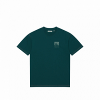 Camisetas Hombre Camiseta LAST RESORT AB Little Ab Flatlock Dark Teal