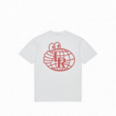 Camisetas Hombre Camiseta LAST RESORT AB Atlas Monogram White Brick Red