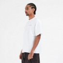 Camisetas Hombre Camiseta LAST RESORT AB Atlas Monogram White Brick Red