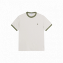 Camisetas Hombre Camiseta POLAR SKATE CO Ringer Pale Taupe Army
