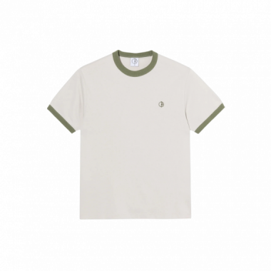 Camisetas Hombre Camiseta POLAR SKATE CO Ringer Pale Taupe Army