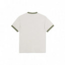 Camisetas Hombre Camiseta POLAR SKATE CO Ringer Pale Taupe Army