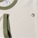 Camisetas Hombre Camiseta POLAR SKATE CO Ringer Pale Taupe Army