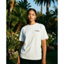 Camiseta ON VACATION Unisex Postcard Italia Blanca