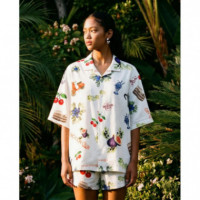 Camiseta Camisa ON VACATION Unisex Romana