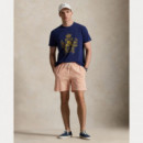 Bañadores Hombre Bermuda POLO RALPH LAUREN Bañador Traveler Classic Fit Peach