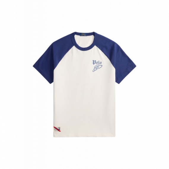Camisetas Hombre Camiseta POLO RALPH LAUREN Baseball White