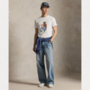 Camisetas Hombre Camiseta POLO RALPH LAUREN Summer Bear White