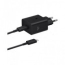 SAMSUNG Cargador Red Tipo C  45W + Cable Tipo C M/M 5A 1.8Mtrs Negro EP-T4511