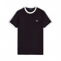 Camiseta Ringer con Cinta  FRED PERRY