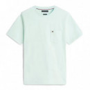 Camiseta de punto con cuello redondo