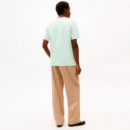 Camiseta de punto con cuello redondo