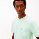 Camiseta de punto con cuello redondo