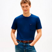 Camiseta de punto con cuello redondo