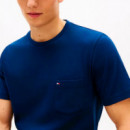 Camiseta de punto con cuello redondo