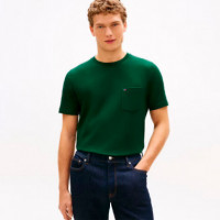 Camiseta de punto con cuello redondo