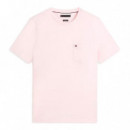 Camiseta de punto con cuello redondo