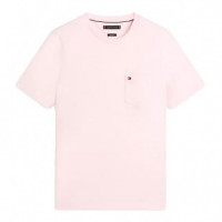 Camiseta de punto con cuello redondo