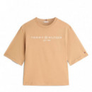 Camiseta de corte amplio con logo