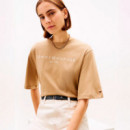 Camiseta de corte amplio con logo