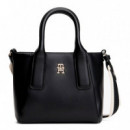 Bolso tote Essential con logo metalizado