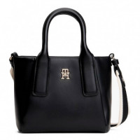 Bolso tote Essential con logo metalizado