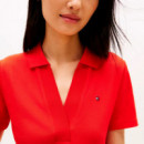 Vestido tipo polo 1985 de corte slim