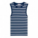 Camiseta sin mangas de corte slim