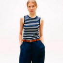 Camiseta sin mangas de corte slim