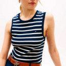 Camiseta sin mangas de corte slim