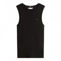 Camiseta sin mangas de corte slim