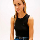 Camiseta sin mangas de corte slim