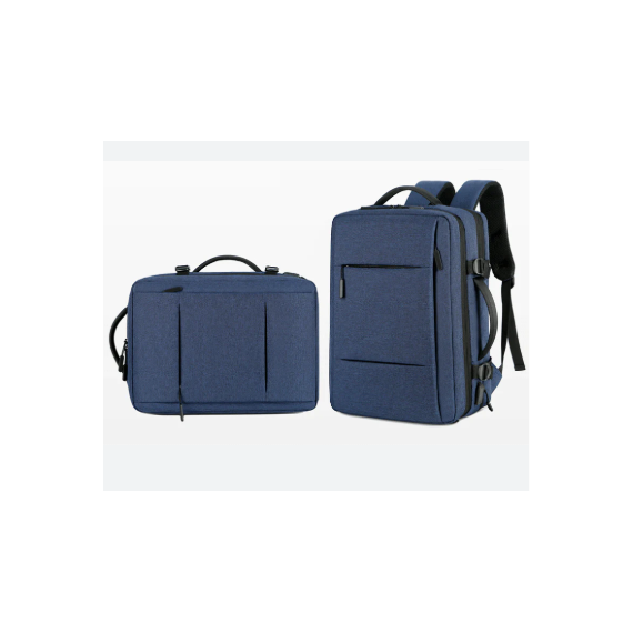 Mochila de Viaje Cabina Nylon Azul Gran Capacidad