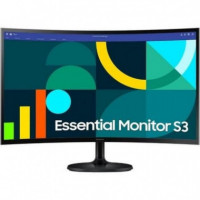 SAMSUNG Monitor Profesional Essential S3 S36GD S27D360GAU 27/ Fhd / Negro HDMI / VGA / 4MS / Vesa
