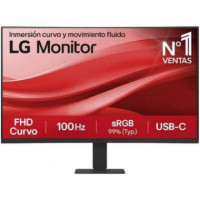 LG Monitor Curvo 27U421A-B 27 Negro HDMI / Usb-c / 5MS / Vesa